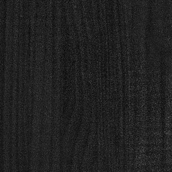 Jardineras 2 unidades madera maciza de pino negro 31x31x70 cm Jardineras 2 unidades madera maciza de pino negro 31x31x70 cm