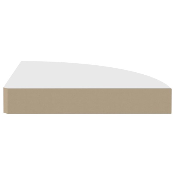 Estantes flotantes de pared 4 uds MDF blanco 25x25x3,8 cm Estantes flotantes de pared 4 uds MDF blanco 25x25x3,8 cm