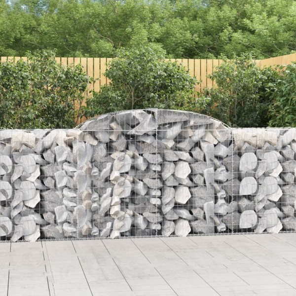 Cesta gaviones forma arco hierro galvanizado 300x50x100/120 cm Cesta gaviones forma arco hierro galvanizado 300x50x100/120 cm