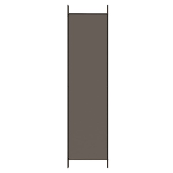 Biombo divisor de 6 paneles de tela gris antracita 300x220 cm Biombo divisor de 6 paneles de tela gris antracita 300x220 cm