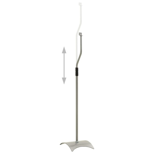 Soporte universal para altavoz 2 unidades plateado Soporte universal para altavoz 2 unidades plateado