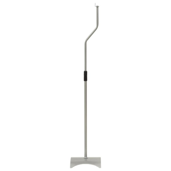 Soporte universal para altavoz 2 unidades plateado Soporte universal para altavoz 2 unidades plateado