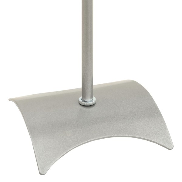 Soporte universal para altavoz 2 unidades plateado Soporte universal para altavoz 2 unidades plateado