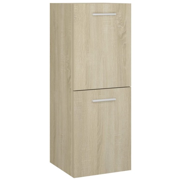 Armario de baño madera contrachapada roble Sonoma 30x30x80 cm Armario de baño madera contrachapada roble Sonoma 30x30x80 cm