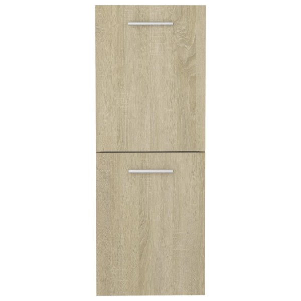 Armario de baño madera contrachapada roble Sonoma 30x30x80 cm Armario de baño madera contrachapada roble Sonoma 30x30x80 cm