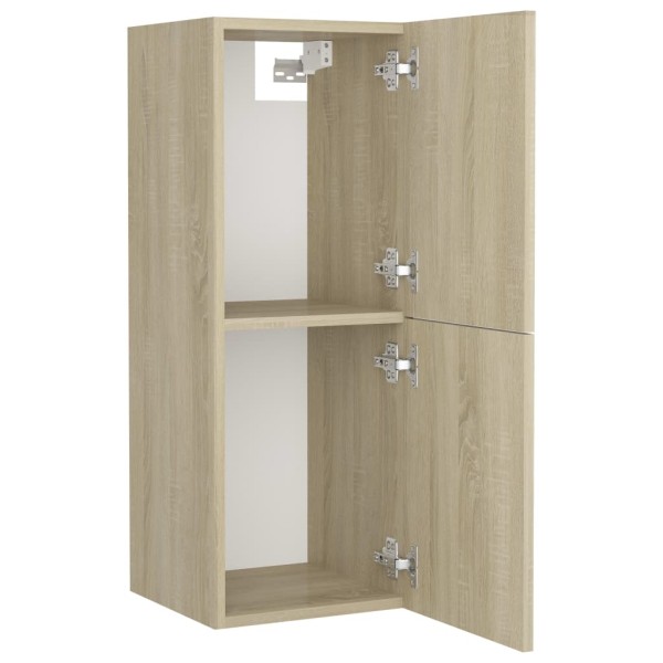 Armario de baño madera contrachapada roble Sonoma 30x30x80 cm Armario de baño madera contrachapada roble Sonoma 30x30x80 cm