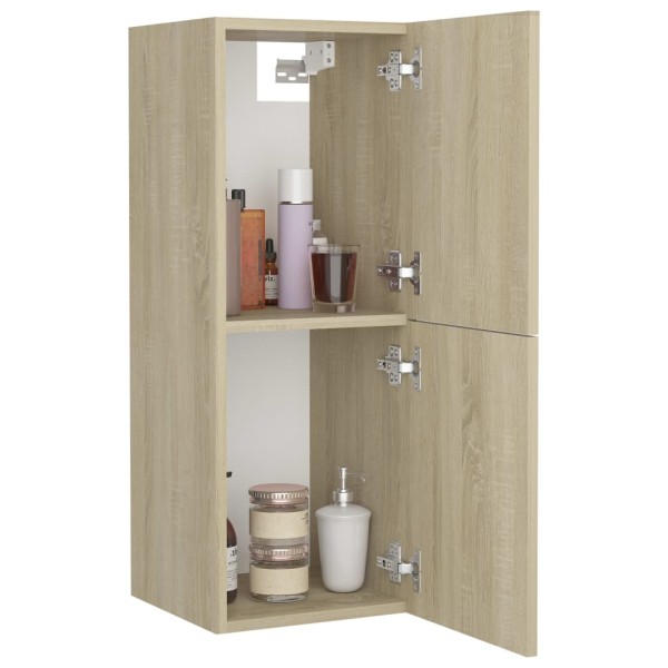 Armario de baño madera contrachapada roble Sonoma 30x30x80 cm Armario de baño madera contrachapada roble Sonoma 30x30x80 cm