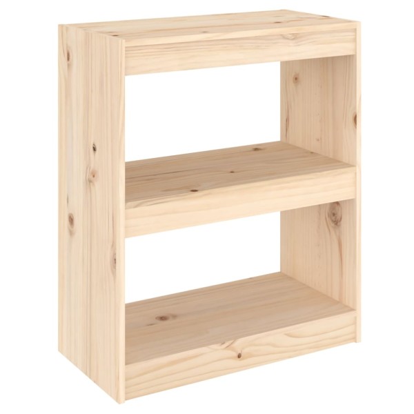 Estantería/divisor de espacios madera de pino 60x30x71,5 cm
