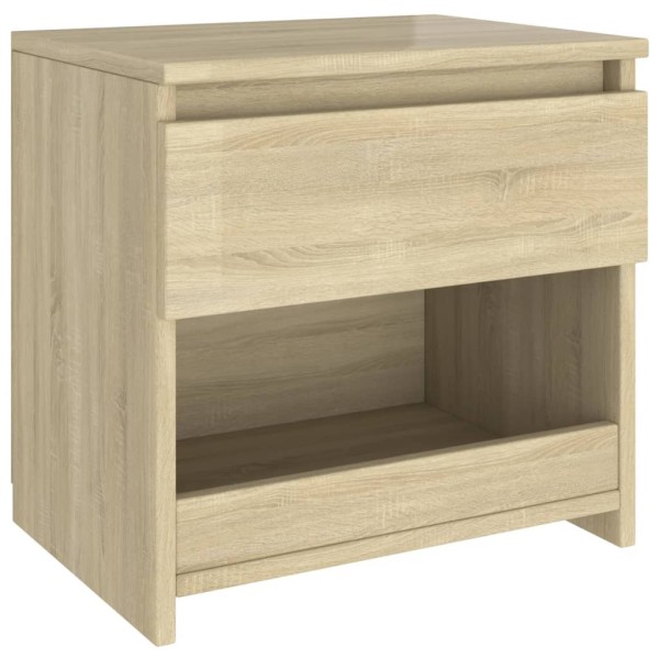 Mesitas de noche 2 uds madera contrachapada roble 40x30x39 cm Mesitas de noche 2 uds madera contrachapada roble 40x30x39 cm