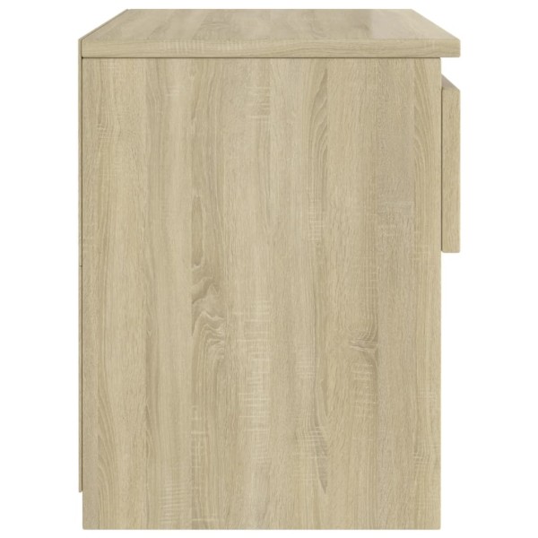 Mesitas de noche 2 uds madera contrachapada roble 40x30x39 cm Mesitas de noche 2 uds madera contrachapada roble 40x30x39 cm