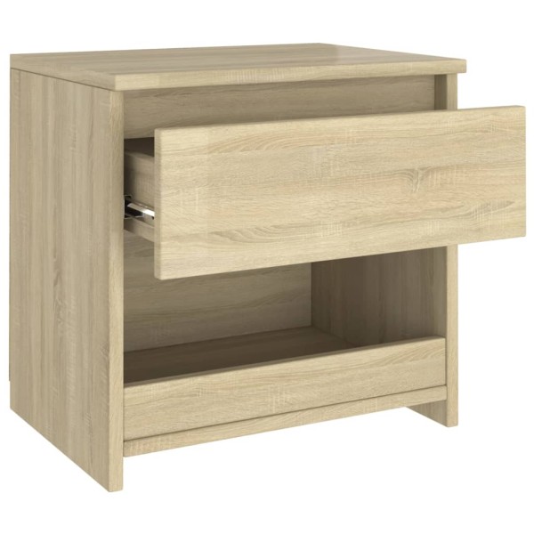Mesitas de noche 2 uds madera contrachapada roble 40x30x39 cm Mesitas de noche 2 uds madera contrachapada roble 40x30x39 cm