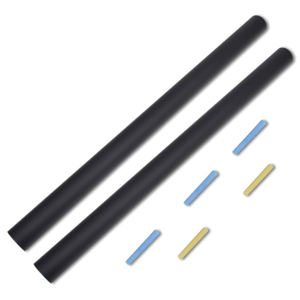 Pizarra Adhesiva De Pared 0,6 x 2 M 2 Rollos Con Tizas Pizarra Adhesiva De Pared 0,6 x 2 M 2 Rollos Con Tizas