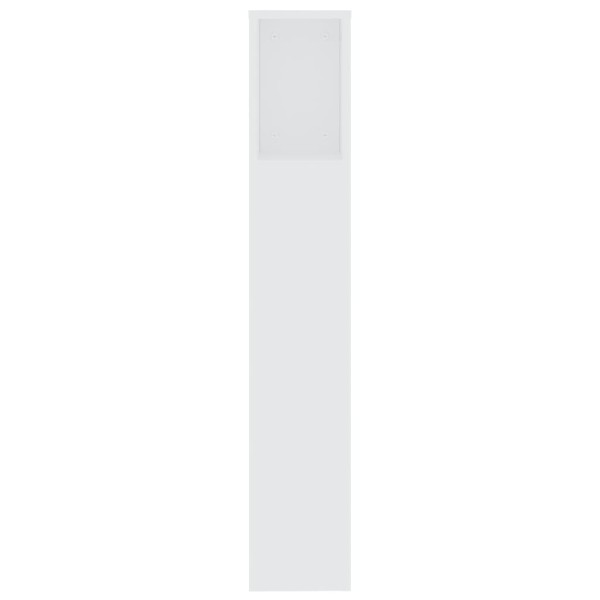 Mueble cabecero blanco 200x18,5x104,5 cm Mueble cabecero blanco 200x18,5x104,5 cm