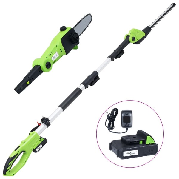 Podadora y sierra 2 en 1 batería 20 V 1500 mAh Li-ion Podadora y sierra 2 en 1 batería 20 V 1500 mAh Li-ion