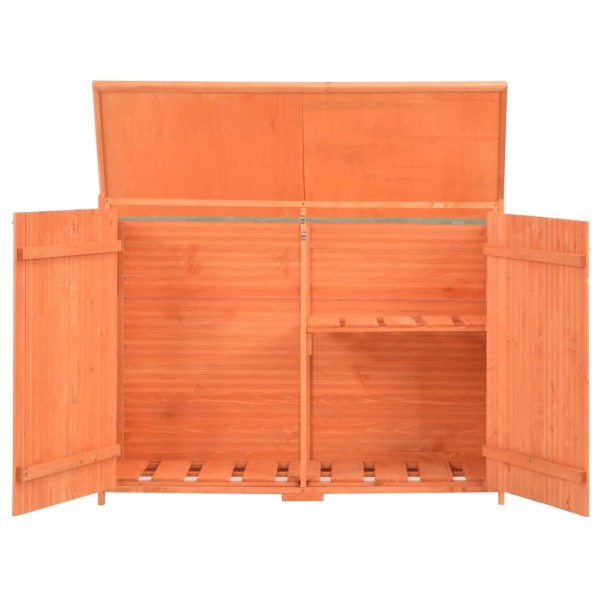 Caseta de almacenamiento de jardín de madera 120x50x91 cm Caseta de almacenamiento de jardín de madera 120x50x91 cm