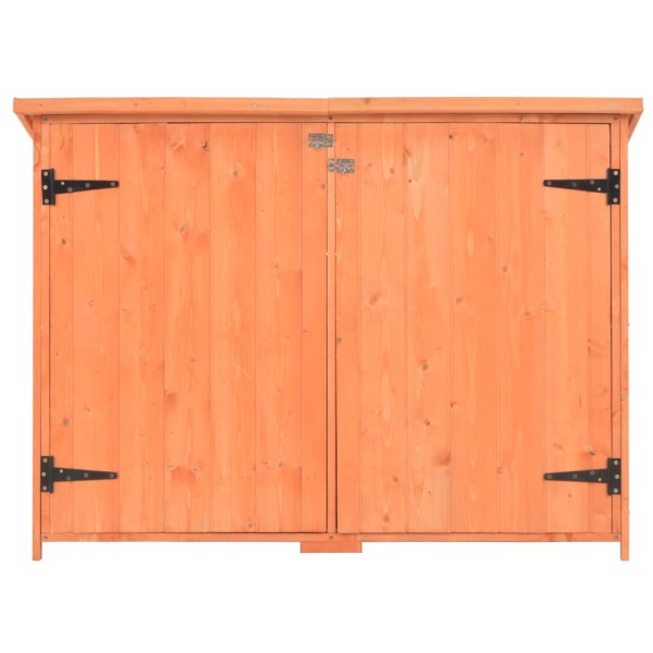 Caseta de almacenamiento de jardín de madera 120x50x91 cm Caseta de almacenamiento de jardín de madera 120x50x91 cm