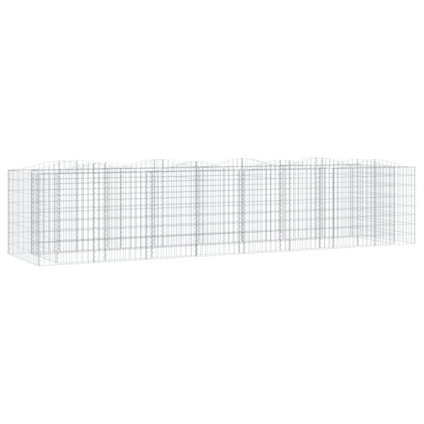 Arriate de gaviones forma arco hierro galvanizado 400x100x100cm Arriate de gaviones forma arco hierro galvanizado 400x100x100cm