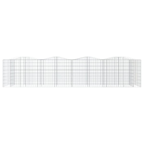 Arriate de gaviones forma arco hierro galvanizado 400x100x100cm Arriate de gaviones forma arco hierro galvanizado 400x100x100cm