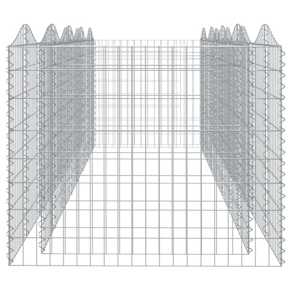 Arriate de gaviones forma arco hierro galvanizado 400x100x100cm Arriate de gaviones forma arco hierro galvanizado 400x100x100cm