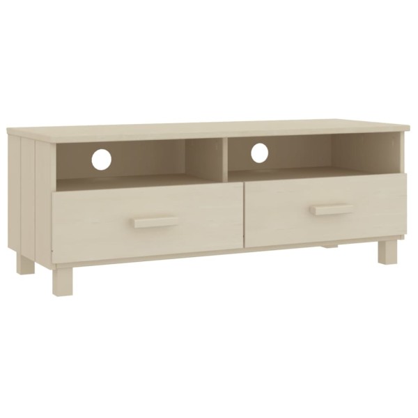 Mueble TV HAMAR madera de pino maciza marrón miel 106x40x40 cm Mueble TV HAMAR madera de pino maciza marrón miel 106x40x40 cm