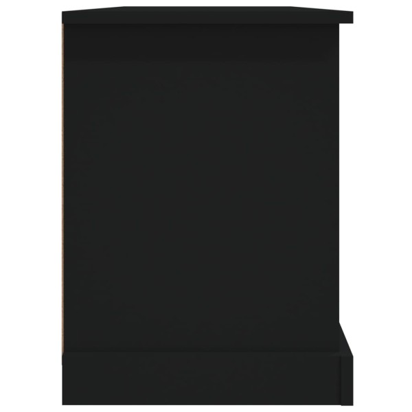 Mueble para TV madera contrachapada negro 99,5x35,5x48 cm Mueble para TV madera contrachapada negro 99,5x35,5x48 cm