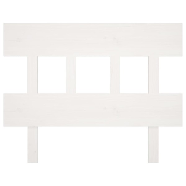 Cabecero de cama madera maciza de pino blanco 95,5x3x81 cm Cabecero de cama madera maciza de pino blanco 95,5x3x81 cm