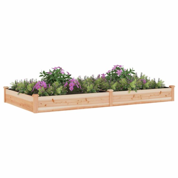 Jardinera arriate con forro madera maciza abeto 240x120x25 cm Jardinera arriate con forro madera maciza abeto 240x120x25 cm