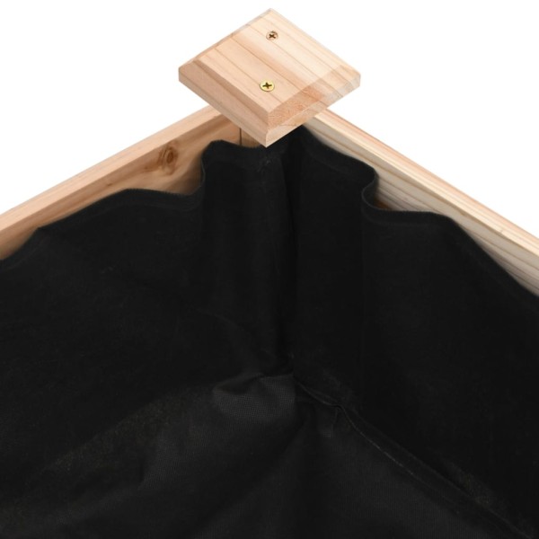 Jardinera arriate con forro madera maciza abeto 240x120x25 cm Jardinera arriate con forro madera maciza abeto 240x120x25 cm