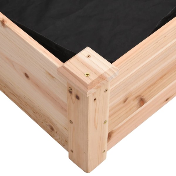 Jardinera arriate con forro madera maciza abeto 240x120x25 cm Jardinera arriate con forro madera maciza abeto 240x120x25 cm