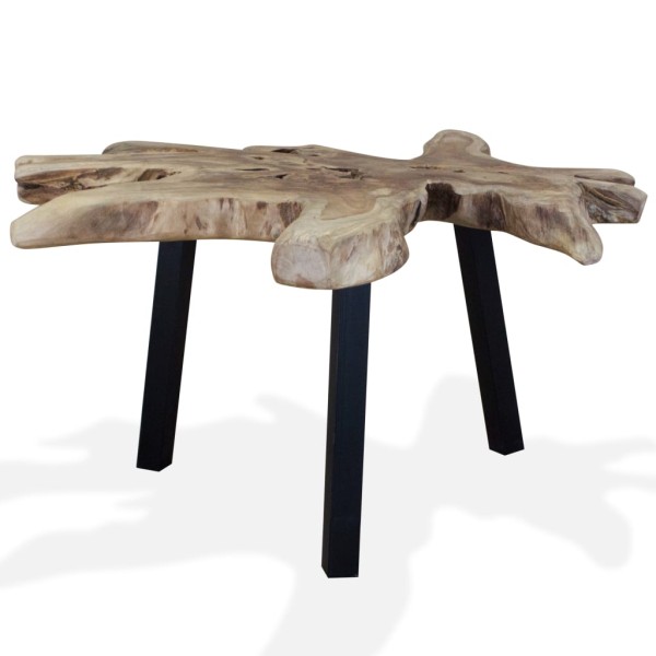 Mesa de centro de madera de teca genuina 80x70x38 cm Mesa de centro de madera de teca genuina 80x70x38 cm