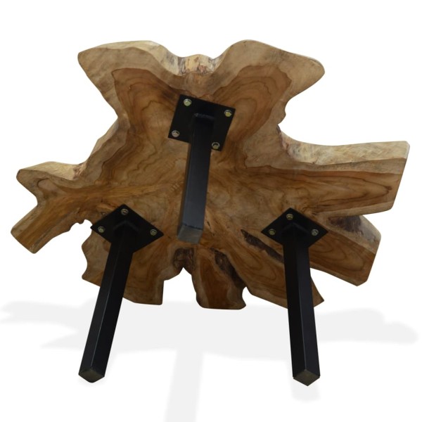 Mesa de centro de madera de teca genuina 80x70x38 cm Mesa de centro de madera de teca genuina 80x70x38 cm