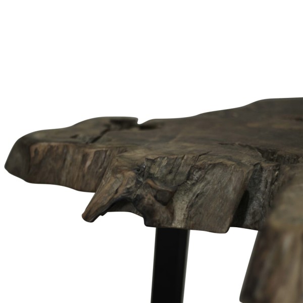 Mesa de centro de madera de teca genuina 80x70x38 cm Mesa de centro de madera de teca genuina 80x70x38 cm