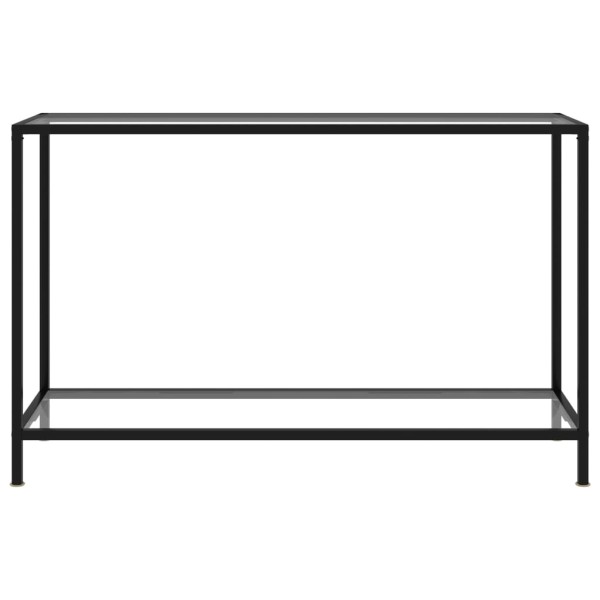 Mesa de consola transparente vidrio templado 120x35x75 cm Mesa de consola transparente vidrio templado 120x35x75 cm