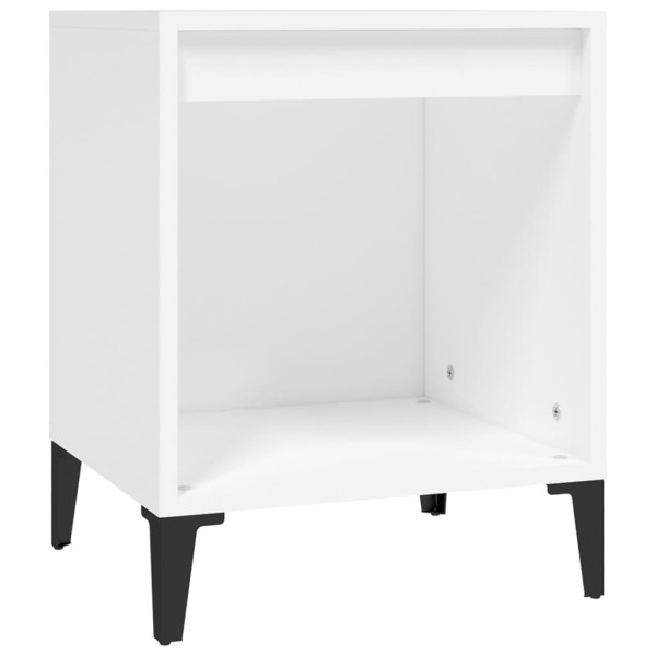 Mesita de noche color blanco 40x35x50 cm Mesita de noche color blanco 40x35x50 cm