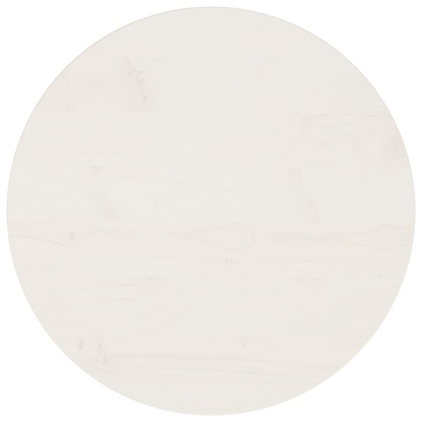 Superficie de mesa madera maciza de pino blanco Ø50x2,5 cm Superficie de mesa madera maciza de pino blanco Ø50x2,5 cm