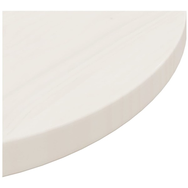 Superficie de mesa madera maciza de pino blanco Ø50x2,5 cm Superficie de mesa madera maciza de pino blanco Ø50x2,5 cm