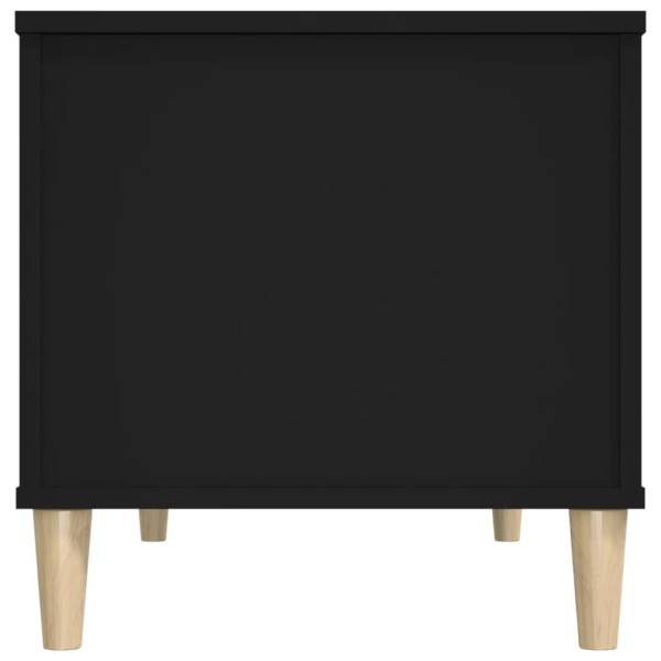 Mesa de centro madera contrachapada negro 90x44,5x45 cm Mesa de centro madera contrachapada negro 90x44,5x45 cm