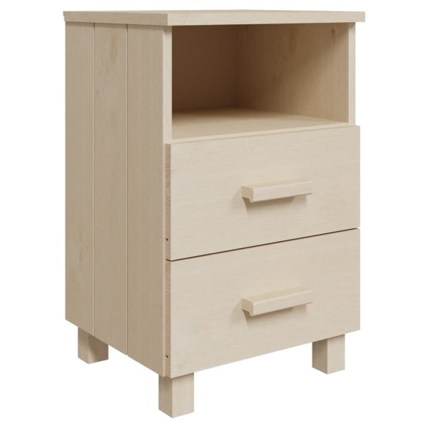 Mesitas noche 2 uds HAMAR pino macizo marrón miel 40x35x62 cm Mesitas noche 2 uds HAMAR pino macizo marrón miel 40x35x62 cm