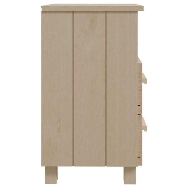 Mesitas noche 2 uds HAMAR pino macizo marrón miel 40x35x62 cm Mesitas noche 2 uds HAMAR pino macizo marrón miel 40x35x62 cm