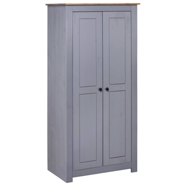 Armario madera maciza pino gris Panamá Range 80x50x171,5 cm Armario madera maciza pino gris Panamá Range 80x50x171,5 cm