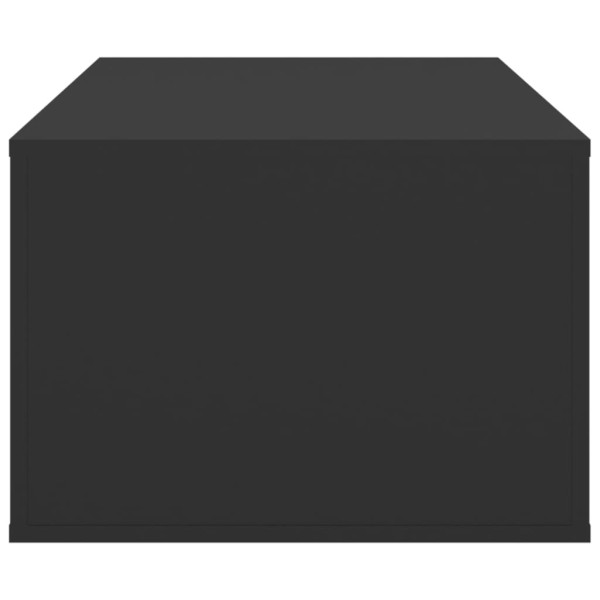 Mesa de centro madera contrachapada negro 100x50,5x35 cm Mesa de centro madera contrachapada negro 100x50,5x35 cm