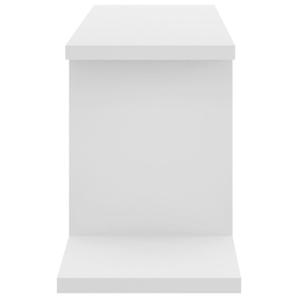 Estante de pared para TV madera contrachapada 125x18x23 cm Estante de pared para TV madera contrachapada 125x18x23 cm
