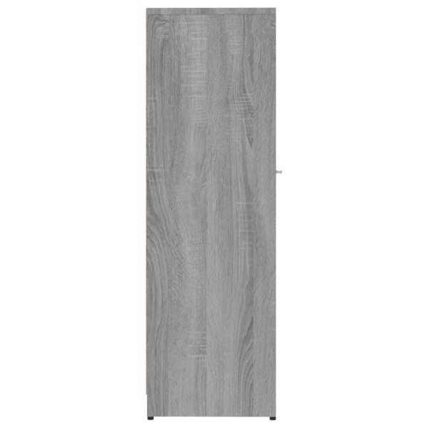 Armario de baño madera contrachapada gris Sonoma 30x30x95 cm Armario de baño madera contrachapada gris Sonoma 30x30x95 cm
