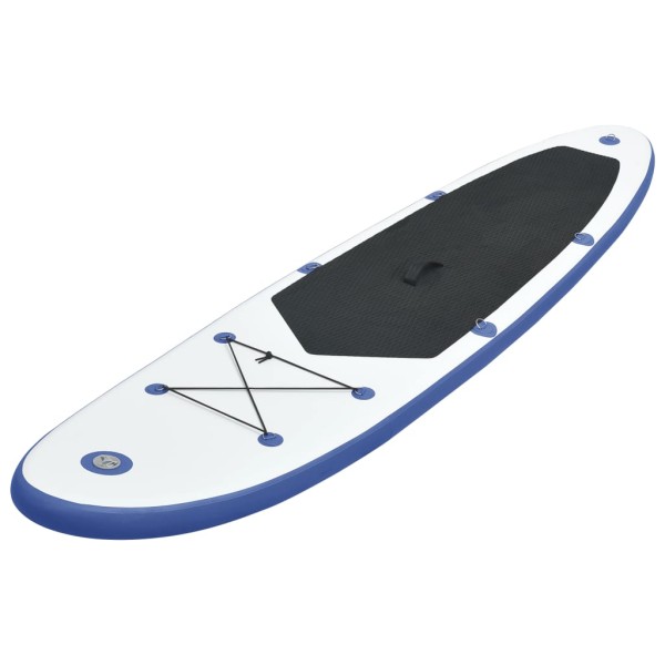 Set de tabla inflable de paddle surf SUP azul y blanco Set de tabla inflable de paddle surf SUP azul y blanco