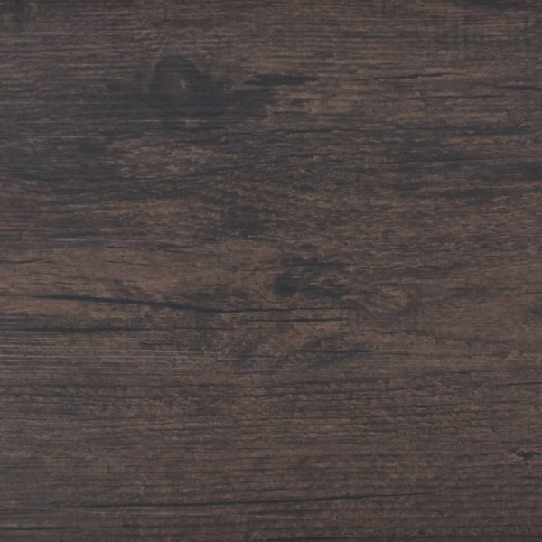 Lamas de suelo de PVC autoadhesivas marrón oscuro 5,02 m² 2 mm Lamas de suelo de PVC autoadhesivas marrón oscuro 5,02 m² 2 mm