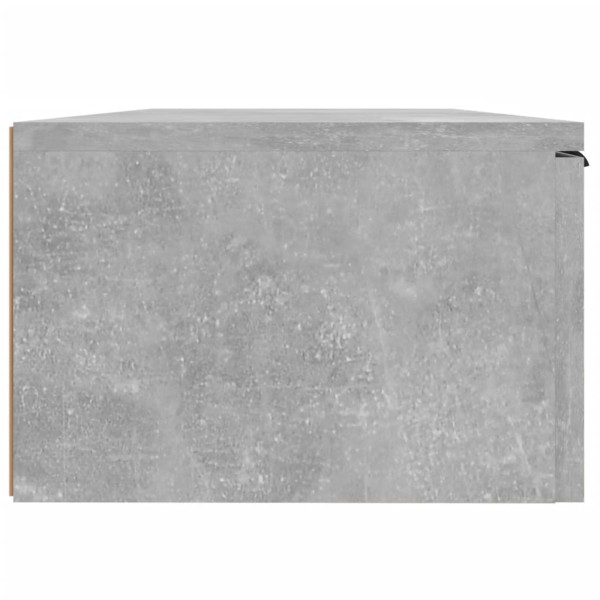 Armario de pared madera contrachapada gris hormigón 68x30x20 cm Armario de pared madera contrachapada gris hormigón 68x30x20 cm