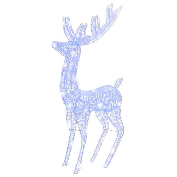 Reno navideño acrílico XXL 250 LEDs azules 180 cm Reno navideño acrílico XXL 250 LEDs azules 180 cm