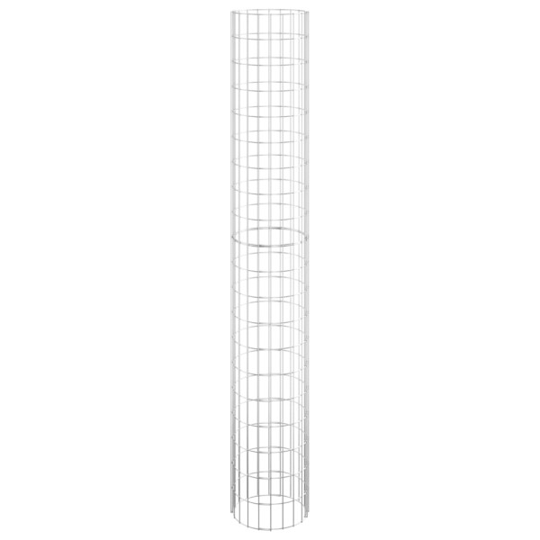 Poste circular de gaviones acero galvanizado Ø30x200 cm Poste circular de gaviones acero galvanizado Ø30x200 cm