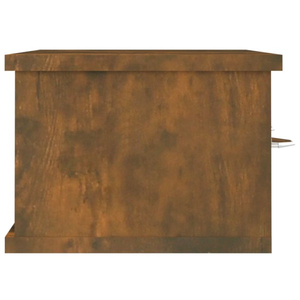 Armario de pared contrachapado roble ahumado 60x26x18,5 cm Armario de pared contrachapado roble ahumado 60x26x18,5 cm