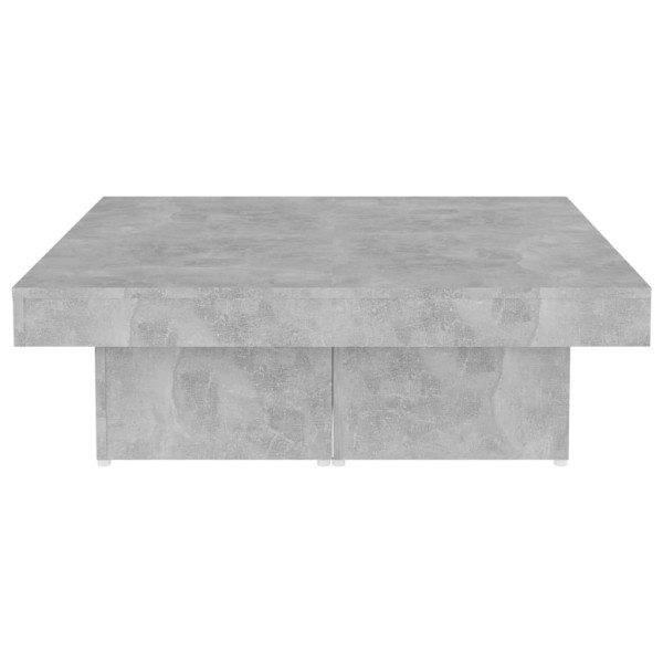 Mesa de centro madera contrachapada gris hormigón 80x50x40 cm Mesa de centro madera contrachapada gris hormigón 80x50x40 cm